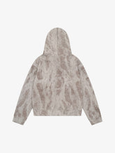 Cheetah Zipper Cardigan Fur Hooded Jacket